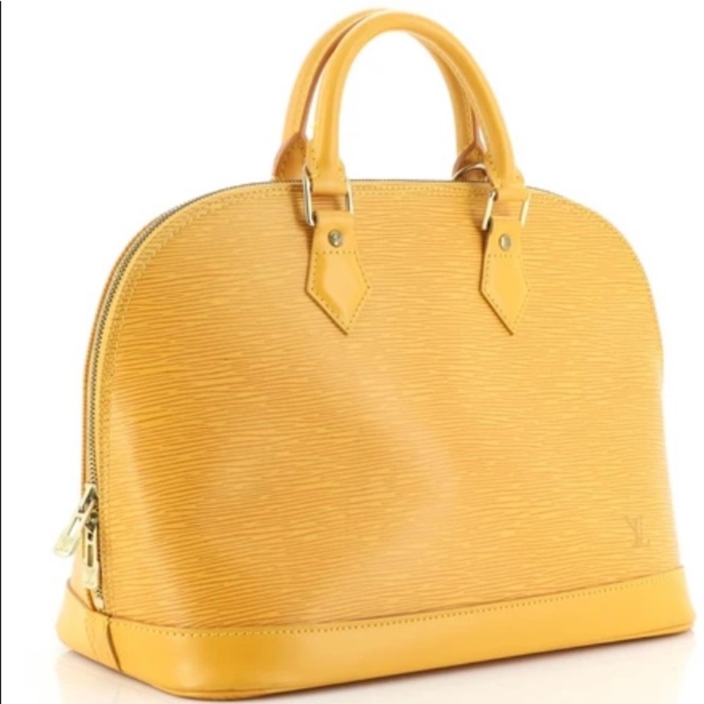 LV Vintage Alma Handbag Epi Leather PM
